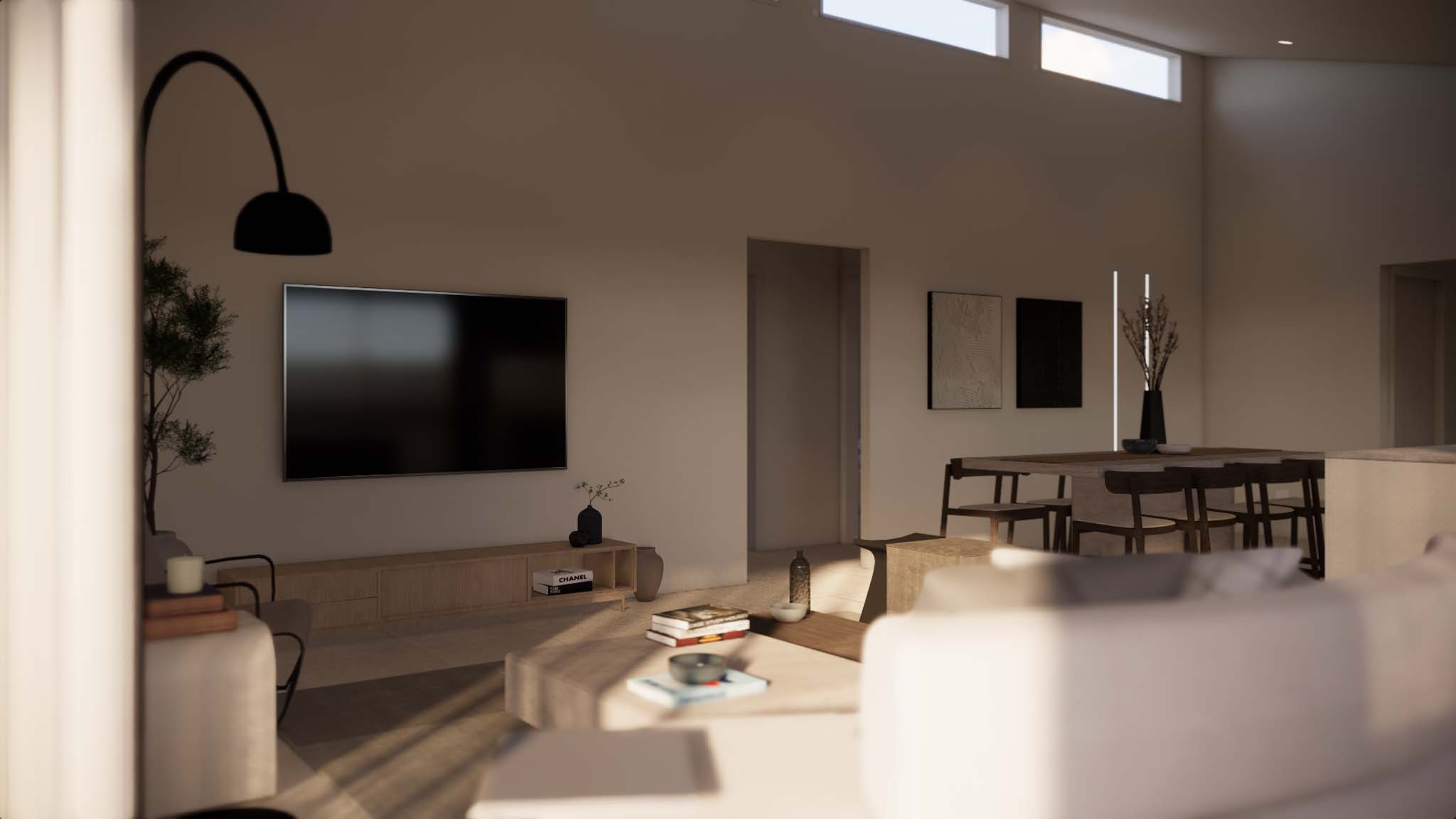 Living, Dining, Kitchen 2