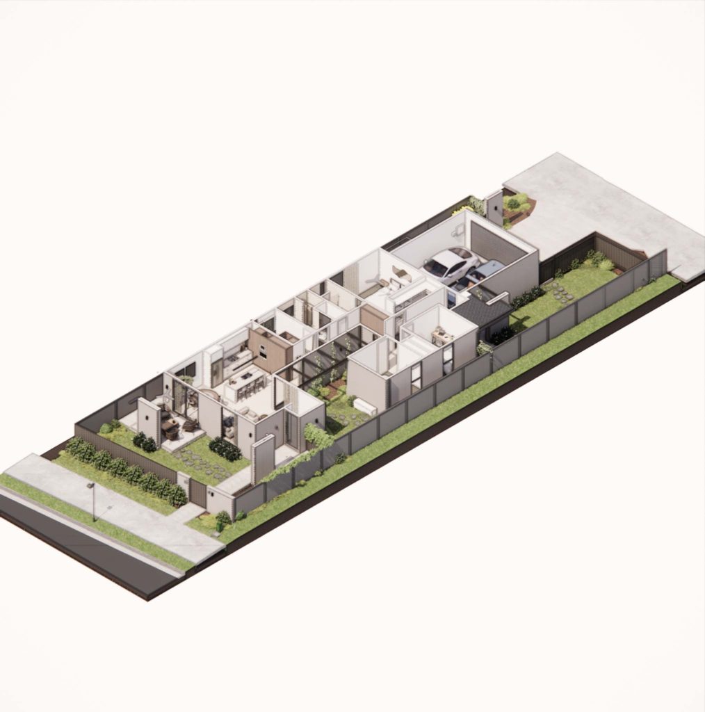 Orthographic floor plan