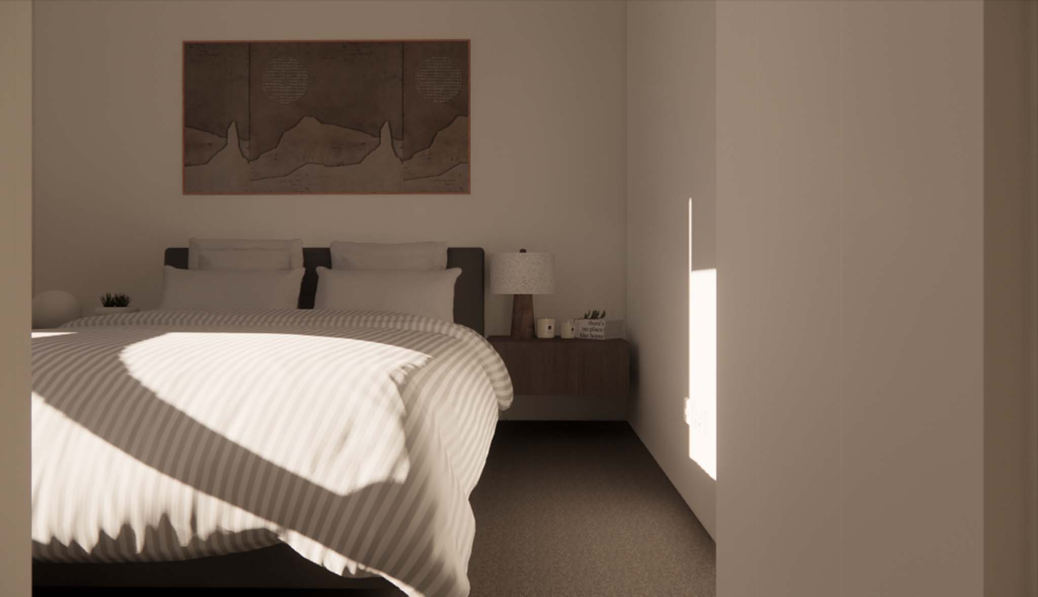 (landscape layout) Bedroom