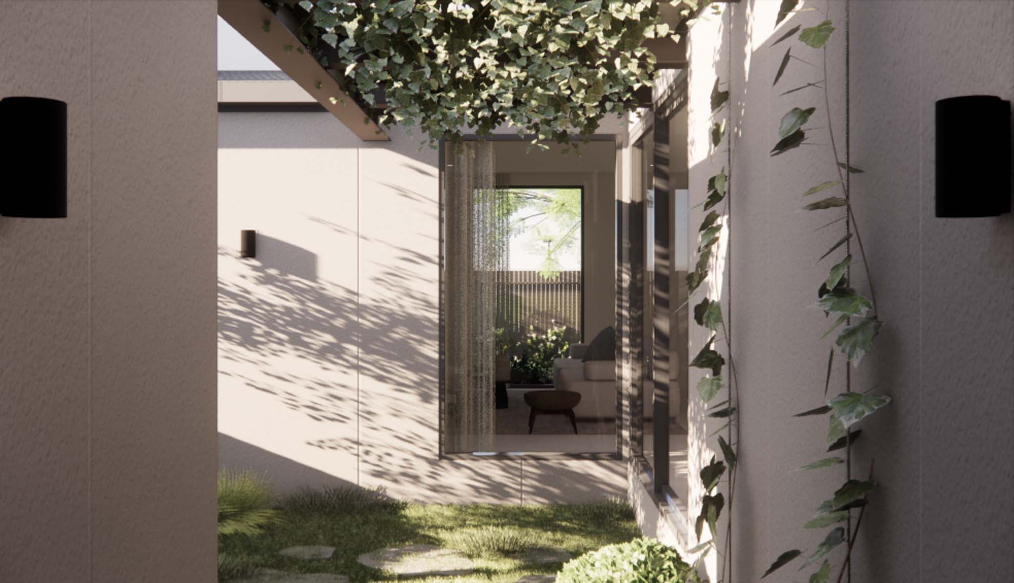 (landscape layout) Courtyard