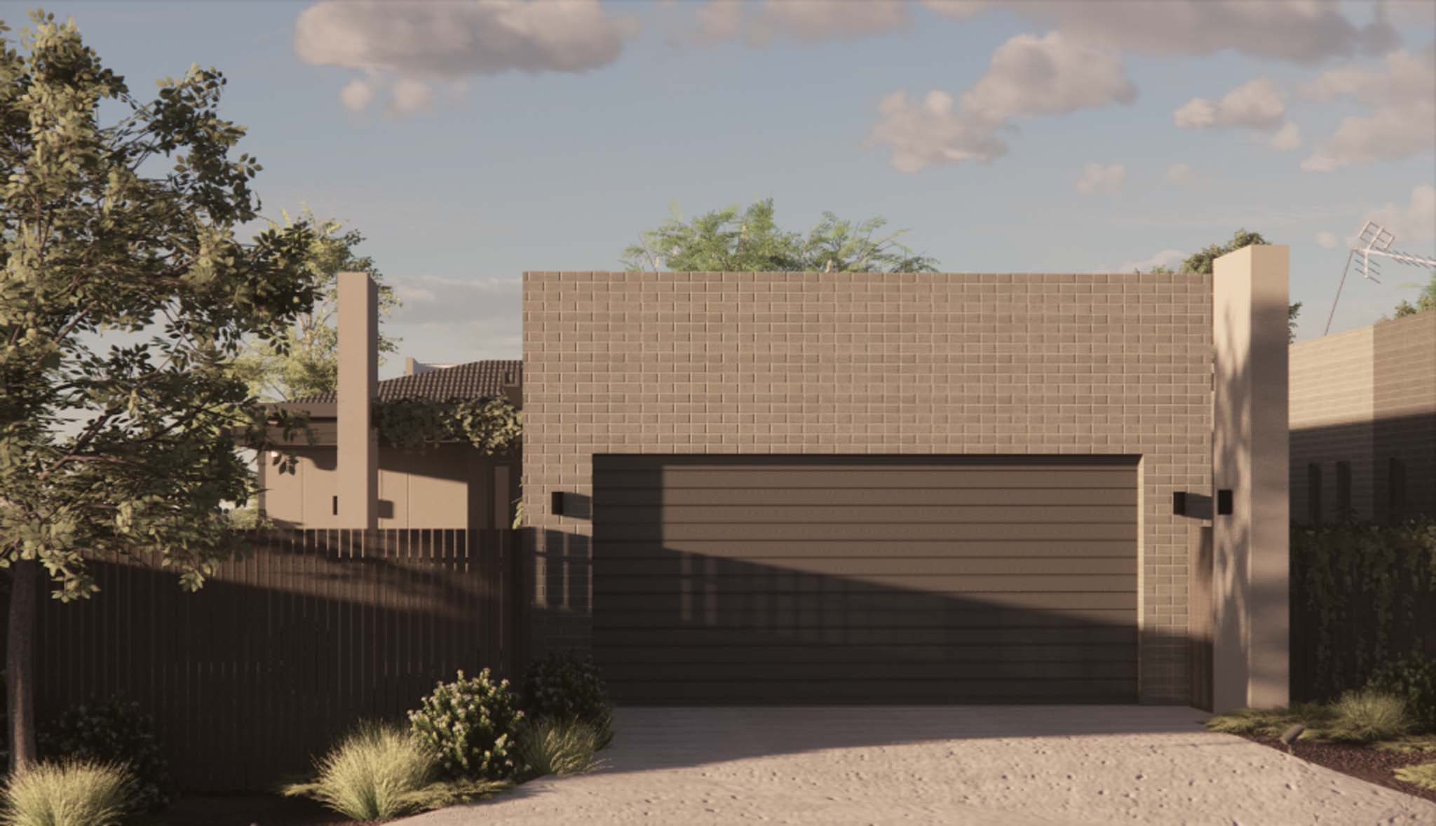 (landscape layout) Rear